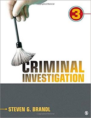 criminal investigation 3rd edition brandl test bank