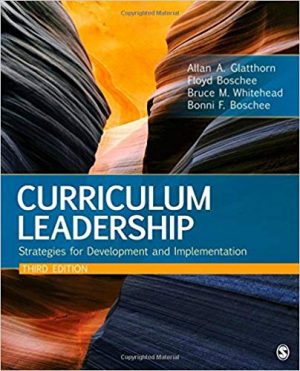 curriculum leadership 3rd edition glatthorn test bank