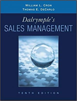 dalrymples sales management concepts and cases 10th edition cron test bank