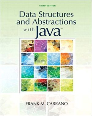 data structures and abstractions with java 3rd edition carrano solutions manual