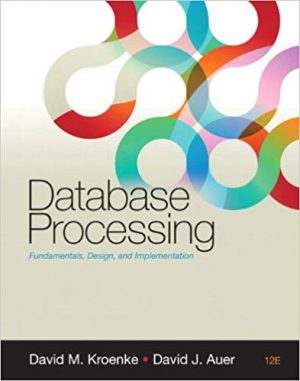 database processing 12th edition kroenke test bank