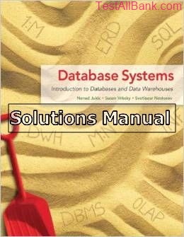 database systems introduction to databases and data warehouses 1st edition jukic solutions manual