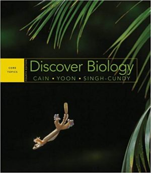 discover biology core topics 4th edition cain test bank