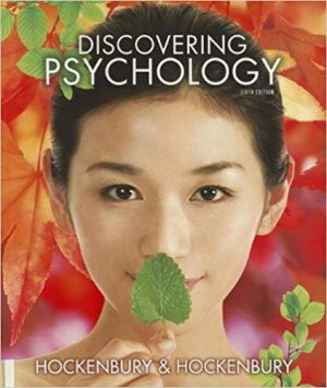 discovering psychology 6th edition hockenbury test bank