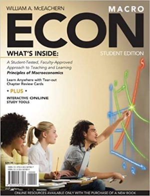 econ for macroeconomics 1st edition mceachern test bank