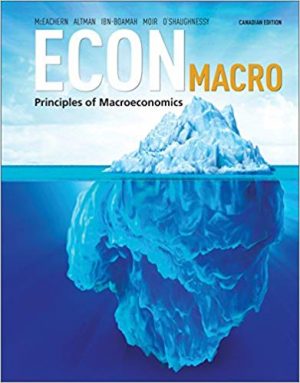 econ macro principles of macroeconomics canadian 1st edition oshaughnessy test bank