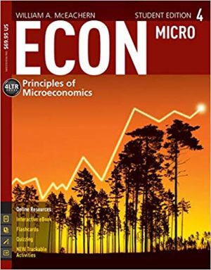 econ microeconomics 4 4th edition mceachern test bank