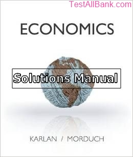 economics 1st edition karlan solutions manual
