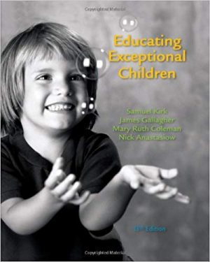 educating exceptional children 13th edition kirk test bank