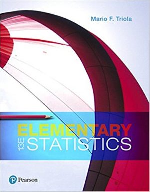 elementary statistics 13th edition triola test bank