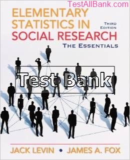 elementary statistics in social research essentials 3rd edition levin test bank