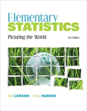 elementary statistics picturing the world 5th edition larson solutions manual