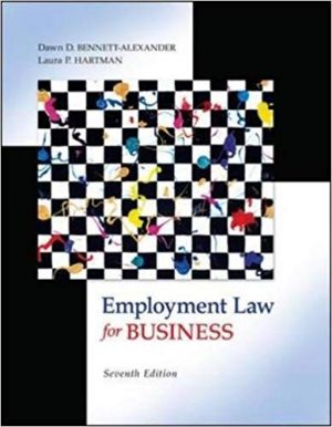 employment law for business 7th edition bennett alexander solutions manual