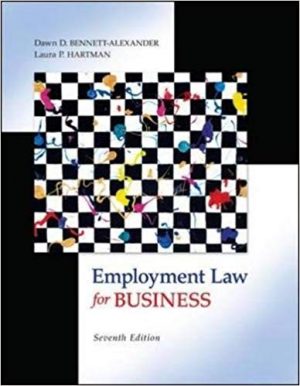 employment law for business 7th edition bennett alexander test bank