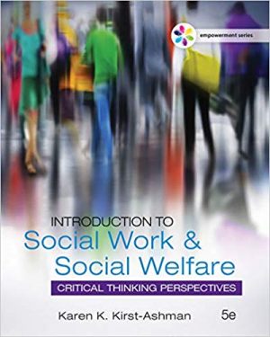 empowerment series introduction to social work and social welfare 5th edition kirst ashman test bank