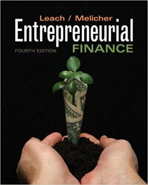 entrepreneurial finance 4th edition leach solutions manual