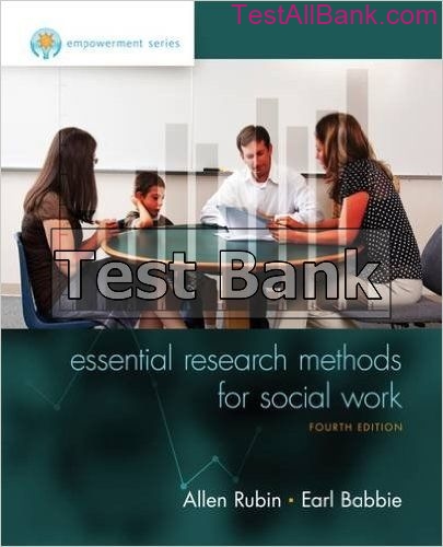 essential research methods for social work 4th edition