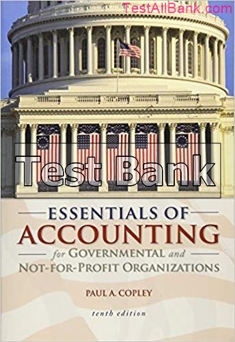 Essentials Of Accounting For Governmental And Not For Profit ...