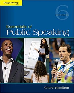 essentials of public speaking 6th edition hamilton test bank