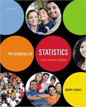 essentials of statistics a tool for social research 2nd edition healey test bank
