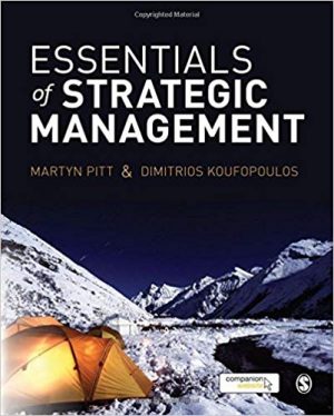 essentials of strategic management 1st edition pitt solutions manual