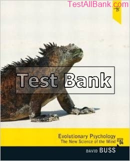 evolutionary psychology the new science of the mind 4th edition buss test bank