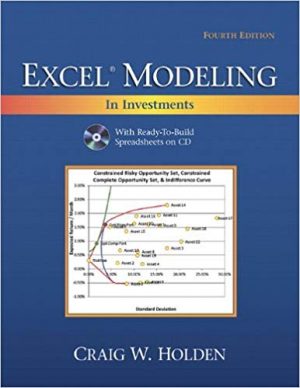 excel modeling in investments 4th edition holden solutions manual