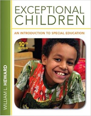 exceptional children an introduction to special education 10th edition heward test bank