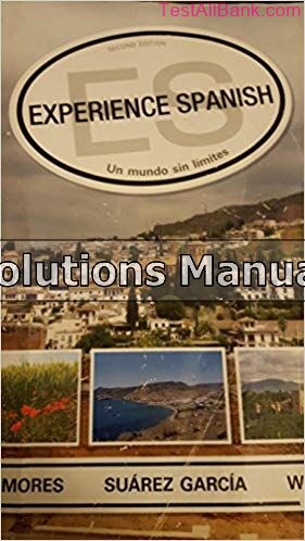 experience spanish 2nd edition amorestest bank