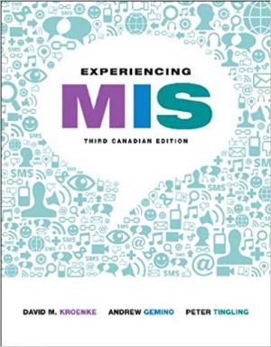 experiencing mis canadian 3rd edition kroenke solutions manual