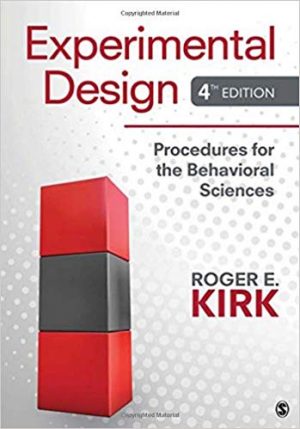 experimental design procedures for the behavioral sciences 4th edition kirk solutions manual