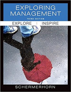 exploring management 3rd edition schermerhorn solutions manual