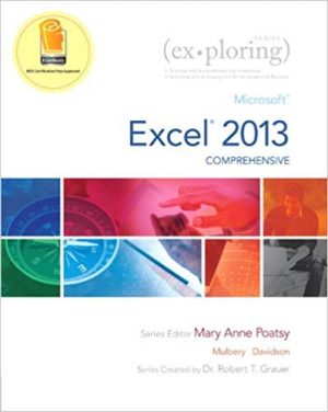 exploring microsoft excel 2013 comprehensive 1st edition poatsy test bank