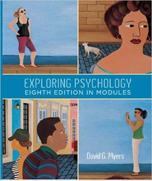 exploring psychology in modules 8th edition myers test bank