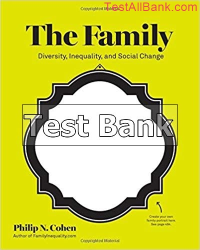 family-diversity-inequality-and-social-change-1st-edition-cohen-test