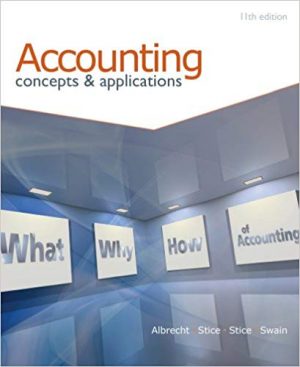 financial accounting 11th edition albrecht test bank