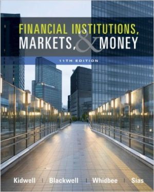 financial institutions markets and money 11th edition kidwell test bank