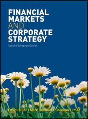 financial markets and corporate strategy european 2nd edition hillier test bank