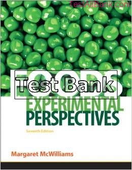 foods expers mental perspectives 7th edition mcwilliams test bank