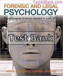 forensic and legal psychology psychological science applied to law 2nd edition costanzo test bank