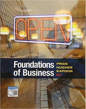 foundations of business 6th edition pride solutions manual