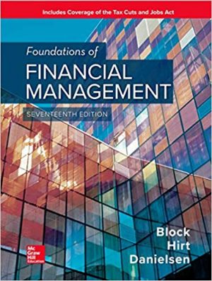 foundations of financial management 17th edition block solutions manual