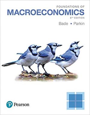 foundations of macroeconomics 8th edition bade solutions manual