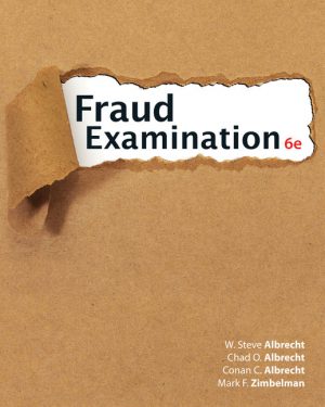 fraud examination 6th edition albrecht test bank
