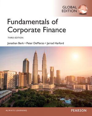 fundamentals of corporate finance global 3rd edition berk test bank