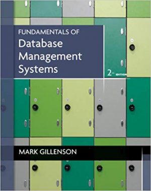 fundamentals of database management systems 2nd edition gillenson test bank