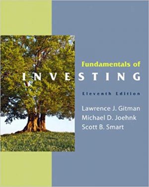 fundamentals of investing 11th edition gitman solutions manual