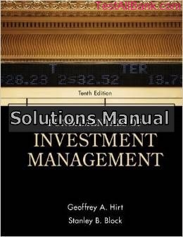 fundamentals of investment management 10th edition hirt solutions manual