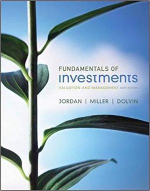 fundamentals of investments 6th edition jordan solutions manual