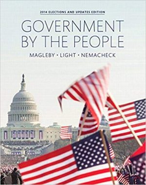 government by the people 2014 elections and updates edition 25th edition magleby test bank